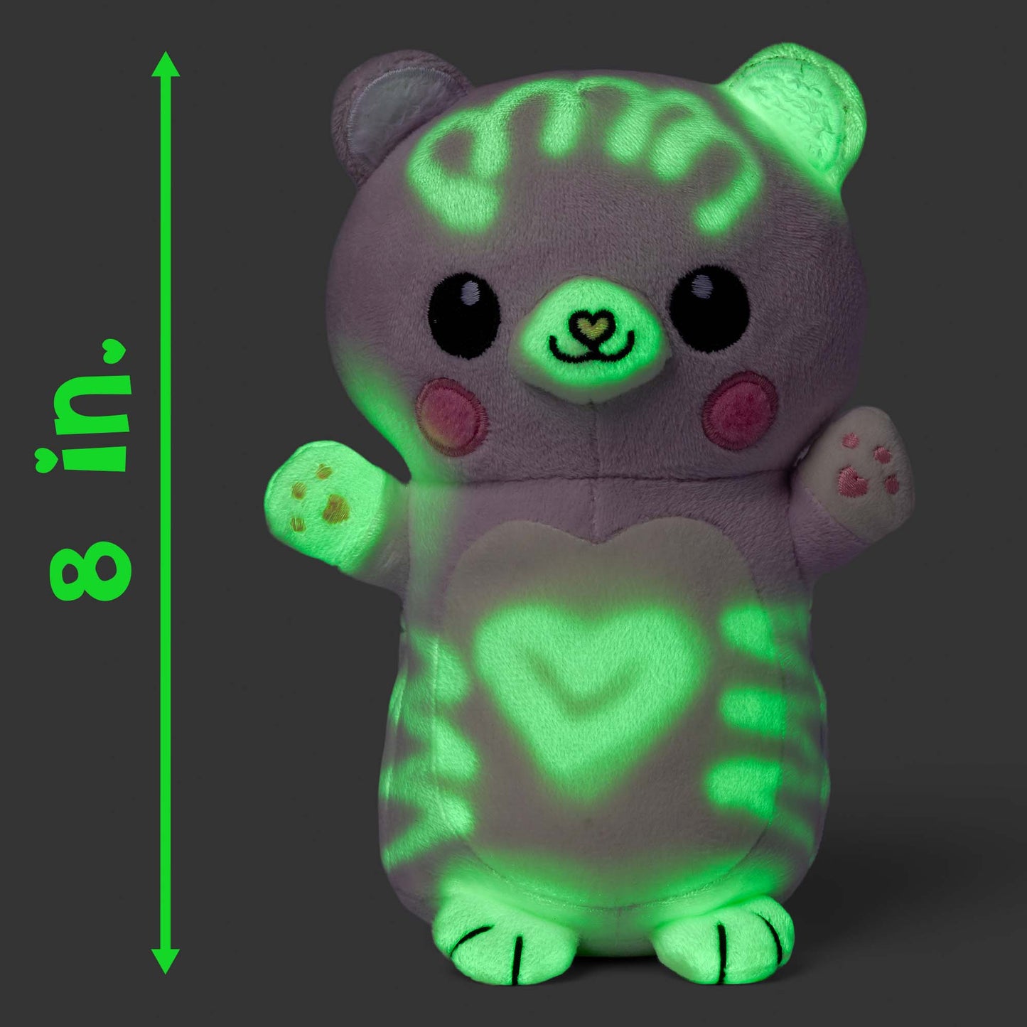 GlowBaby™ Glow-In-The-Dark Plush Toy with Magic Light Pen – Kids Night Drawing Toy (Small)
