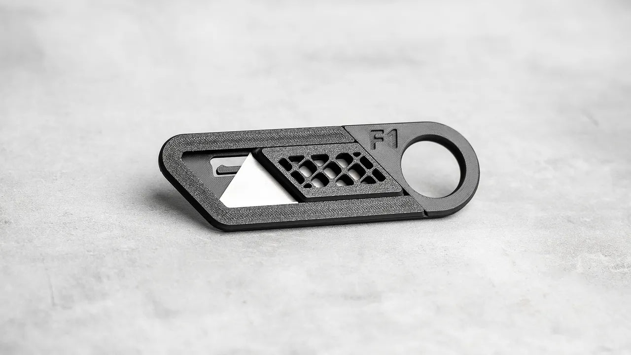3D Printed Retractable Box Cutter Utility Knife